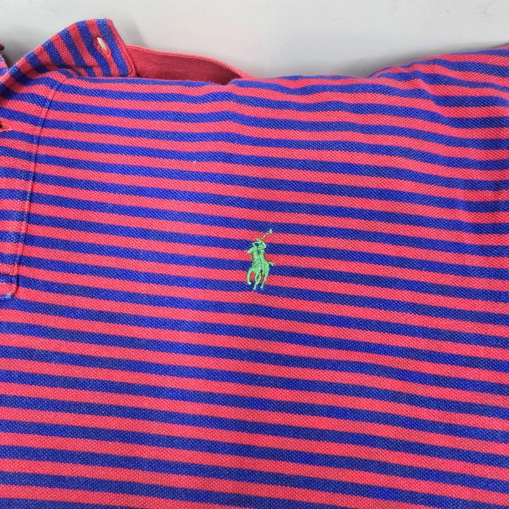 Polo By Ralph Lauren Shirt Mens 2XB Blue‎ Red Green Pony 2 Button Preppy Classic - Picture 2 of 11